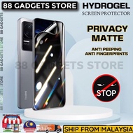 Poco F6 Pro / F5 / F5 Pro / F4 / X4 GT / M4 Pro 5G / F2 Pro / K30 Pro / F1 Hydrogel Privacy Matte Sc