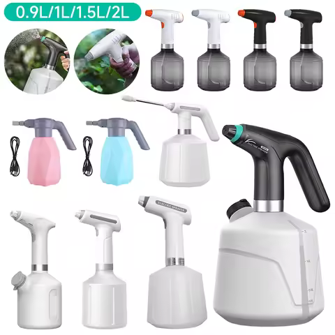 1.5/2L Electric Plant Spray Bottle Garden Water Sprayer Automatic Plants Sprinkler Electric Sanitizi