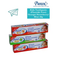 One Baby Mall Pureen Kids Toothpaste (Fluoride Free) 40g & 75g