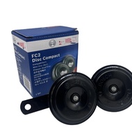 Car horn FC2 Disc Compact Horn 12V 350Hz / 420Hz 111dB(A) For Motorcycle Cars super loud
