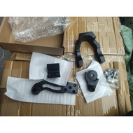 CNC Damper Bracket Yamaha Rxz RX-Z Steering Damper Bracket Black / Silver Colour Ready Stock