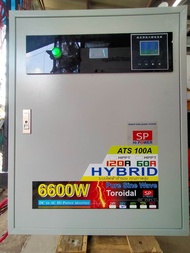 6000 วัตต์ 48 โวลท์บอร์ด24มอสเฟตมีหน้าจอ mppt 2 ชารจ์เจอร์ 60 แอมป์ 150 โวลต์ มี ets สลับไฟจากแหล่งอ