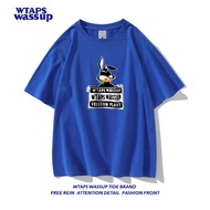 WTAPS WASSUP Year of the Rabbit Pure Cotton Short-Sleeved T-Shirt