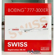 Swiss International Air Lines B777-300ER (HB-JNC) Phoenix 1:400