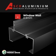 Aluminium Window Wall Profile Jendela Casment Alexindo