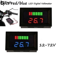 ✨✨✨Innovative LED Digital Voltmeter Battery Fuel Gauge for Marine Motorcycle 12V72V