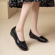 รองเท้าคัชชู รองเท้าคัชชูทำงานมีส้นแฟชั่น รองเท้าทำงานผู้หญิง 4cm