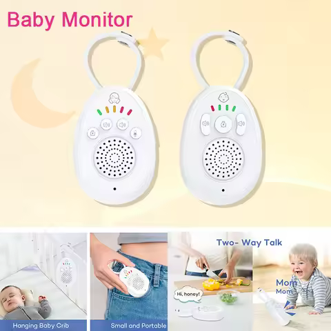 ABM01 Wireless Baby Monitor Two-Way Audio Function Intercom 2.4GHz Audio Small Portable Baby Phone M