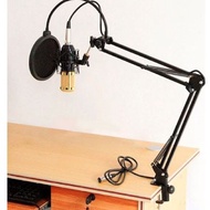 Microphone stand, recording mic table clamp