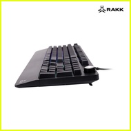 ♞   RAKK Sari V2 RGB Usb Built-in Wristrest Doubleshot Keycaps Gaming Keyboard