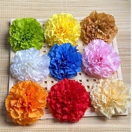 Chrysanthemum flower head (11cm) in many colors to decorate gift boxes, decor, fruit baskets...