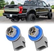 2 Set License Plate Light Socket Adapter Plug for 2004-2021 Ford F150 2008-2022 F250 F350 Super Duty