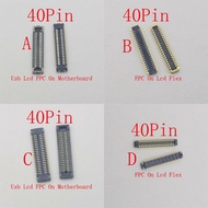 1-10Pcs Lcd Display FPC Connector Usb Plug For Samsung A045 M04 M045 A05S A057F A14 4G A145F A04 M14