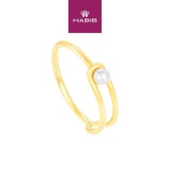 HABIB Freshwater Pearl Ring in 375/9K Yellow Gold Ring A05680921(Y)