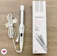 🈹🈹🈹🌸🌸🌸（3,221 個評）日本Salonia-32mm 春季限定版兩用曲+直電髮夾-聖誕禮物-Japan Salonia 32mm 2Way  Straightening Curling Hai