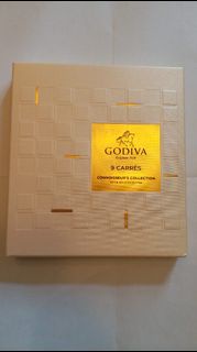 GODIVA Carré chocolate gift box 9 Carrés 9 pcs  朱古力禮盒 巧克力