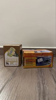 DataCrawl 數據爬取 E27 黃金加強版UVA+B晶片燈泡燈座 6W (送SERA爬蟲陶瓷燈座)