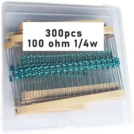 100 1/4W, 100R1/4W, 100 ohm, 100 R 1/4W, 100Ωresistor, 100 ohm resistor, 100 ohm Metal resistor, 100