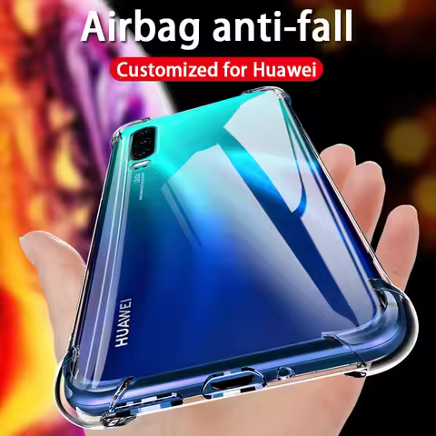 Soft TPU Silicone Shockproof Phone Case For Huawei Nova 3 3e 3i 4 4e 5 5Z 5I 6 7 8 Pro SE 7i AirBag 