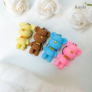 Cute 3D Bearbrick Bear Key Chain