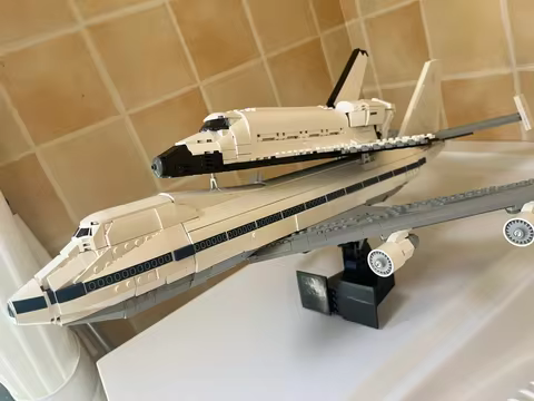 New MOC Space Shuttle rocket model decoration building bricks children's boy holiday gift