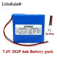 🔥Liitokala 7.4 V 18650Lithium Battery2S2P 6 Ah Fishing LED Lamp Bluetooth Speaker8.4 V
