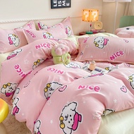 ชุดผ้าปูที่นอน Crayon Shin-chan 4 in 1 ปลอกผ้านวม+ผ้าปูเรียบ+ปลอกหมอน ชุดเครื่องนอน 3 ฟุต 5ฟุต 6ฟุต