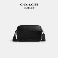 Coach | Valentines Day Gift Mens Black Leather GRAHAM Crossbody Bag