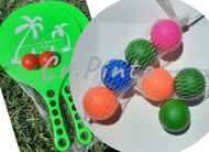 ลูกบอล พลาสติก สำหรับไม้ปิงปองชายหาด  (ฺฺBall Plastic For Beach Ball Rackets ) - แบบแพ็ค 4 ลูก คละสี - แบบ 1 ลูก  คละสี