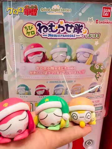 Bandai Sgt. Frog Gashapon Anime Figures - Keroro Giroro Tamama Mini Action Ornaments Educational Toy