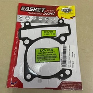 YAMAHA LC135 Y15ZR LC 135 Y15 BLOCK GASKET METAL FOAM FRCM VPRO V PRO FRCM GASKET BLOK BESI 0.4MM/0.