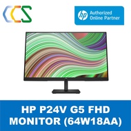 [Ready stock] HP P24v G5 23.8" (16:9) FHD Monitor | FHD (1920 x 1080) | VGA, HDMI | 3 Years Warranty by HP Singapore (Come with HDMI cable)