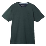 OASIS MONOGRAM เสื้อยืดผู้ชาย เสื้อยืด เสื้อคอกลม cotton100% รุ่น MTC-1779 สีเทาดำ  กรมท่า  เขียว  โอวันติน  ฟ้า  เงิน