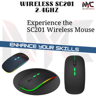 SC201 – 2.4GHz Wireless Optical Mouse | Ergonomic Design Silent Clicks & Long Battery Life