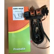 (AUTO IMP) Relay Cable Set H4 Promata 3Relay For Head Lamp Lamp Car H4 Socket/