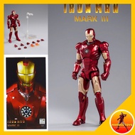 Genuine ZD Toys MARVEL Iron Man Mark 3 MK3 1/10 Action Figure (R)