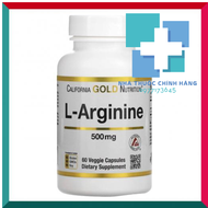 Viên nang mềm bổ sung L-Arginine của hãng California Gold Nutrition - Mỹ (Hộp 60 viên)