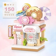 ใหม่ร้านอาหาร Pet Tavern Aquatic Store Street View Shop อาหาร House Building Blocks ชุดสาวอิฐชุดของเ