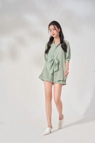 [Voucher 15% MOV 199K cap 100K Quần short nữ HeraDG thiết kế ống rộng lơ vê gấu chất đũi cao cấp ST