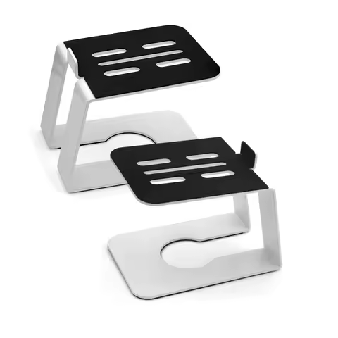 2Pack Desktop Speaker Stand for Edifier MR4 MR3 Bookshelf Computer Speakers Tilted Speaker Risers Su