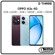 OPPO A3x 4G [4GB+64GB | 4GB+128GB | 6GB+128GB] | Original Malaysia New Set
