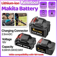 Makita Battery 18V Rechargeable Lithium-ion Battery 6000mAh Large Capacity Portable Cells Extended R
