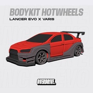Hotwheels Lancer Evo X Varis V2 Bodykit