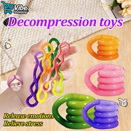 Tangle Twister Fidget Toy Can And Change Shape In Many Ways Bright Colors Stress Relief Toys Tangle 