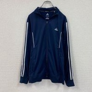 二手adidas運動外套/球衣，藏藍色，M碼