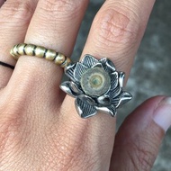 【Lost and find】天然原石 戈壁瑪瑙 獨眼晴 原石 蓮花 指環