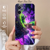 Case OPPO A36hp A76/ A96/ - OPPO A76 Softcase A96/ A36 Roronoa Zoro Motif - Silicone OPPO A76hp - OP