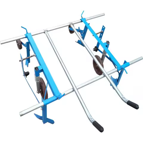 Manual Hand Tractor Agriculture Plastic Mulching Mulch Laying Applicator Machine for Strawberry Sale