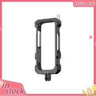 For  X3 Metal Protective Cage with Cold Shoe Mount for Panoramic Action Cameras Case