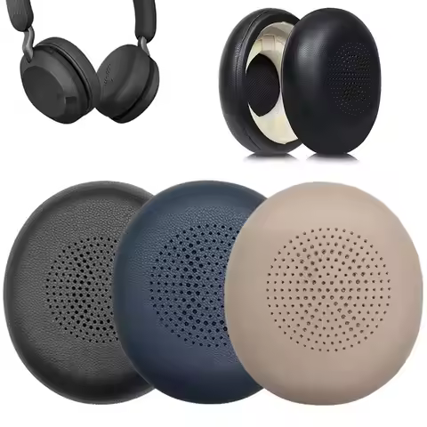 1 Pair For Jabra ELITE 45h Earpads Headphone Ear Pads Soft Leather Headphone Earpads Earmuff Replace